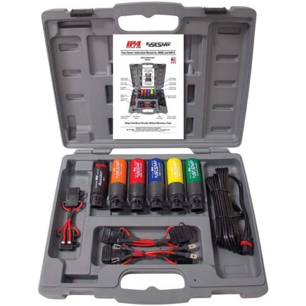 a fuse system instruction manual is displayed on a gray case
