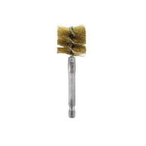 8038-30mm brush 600x600 a brass brush with a metal handle on a white background