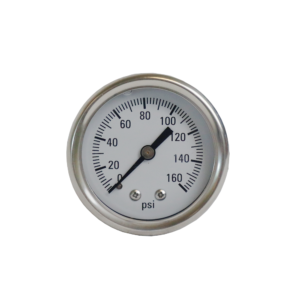a close up of a pressure gauge with the number 160 on it