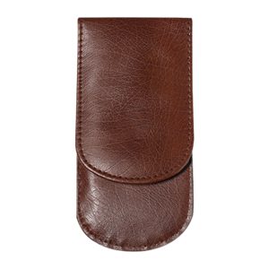 POU01A_closed_website a brown leather wallet on a white background